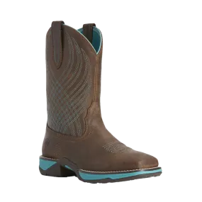 Ariat Ladies Anthem Java Brown & Turquoise Western Boots 10027247