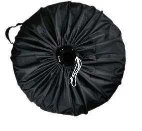 1 pcs L 80*47cm Oxford cloth waterproof car spare tire cover, all black dustproof tire protection cover AZ18243