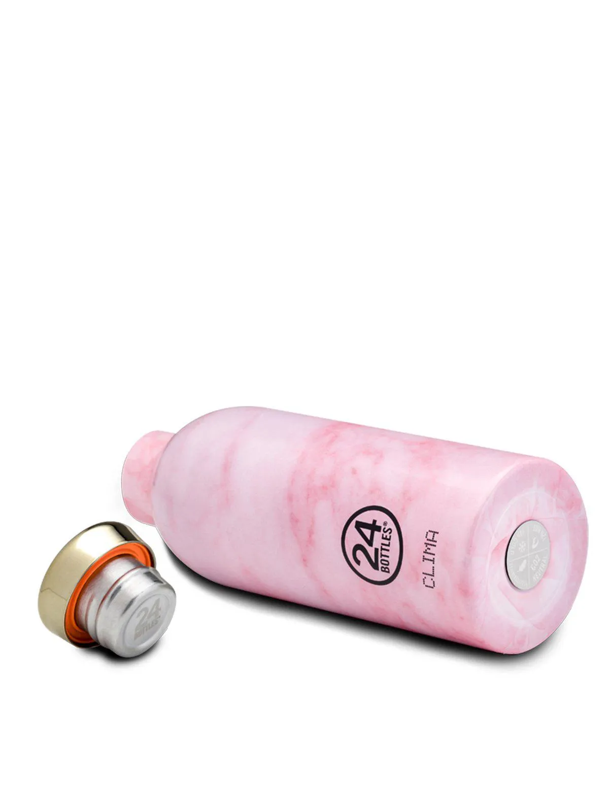 24Bottles Clima Bottle Pink Marble 500ml