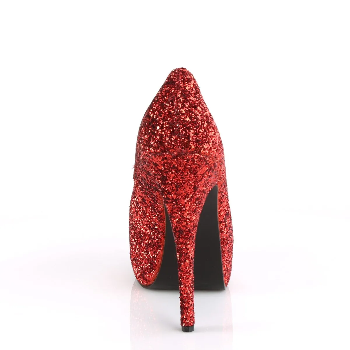 5 Inch Heel TEEZE-06GW Red (Wide Width)