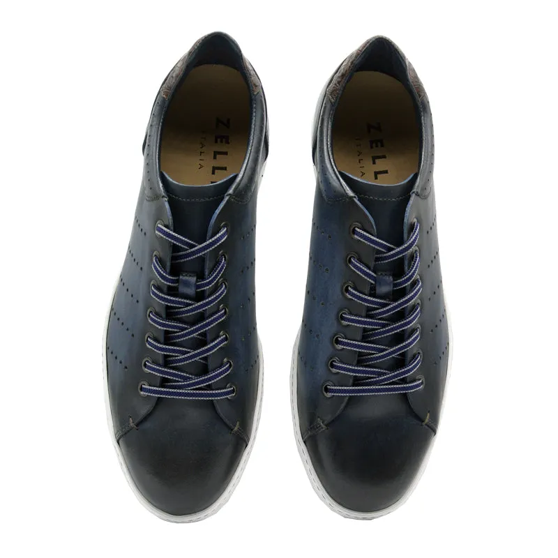 65-201-NVY RUSSO Burnished Italian Calfskin - Navy