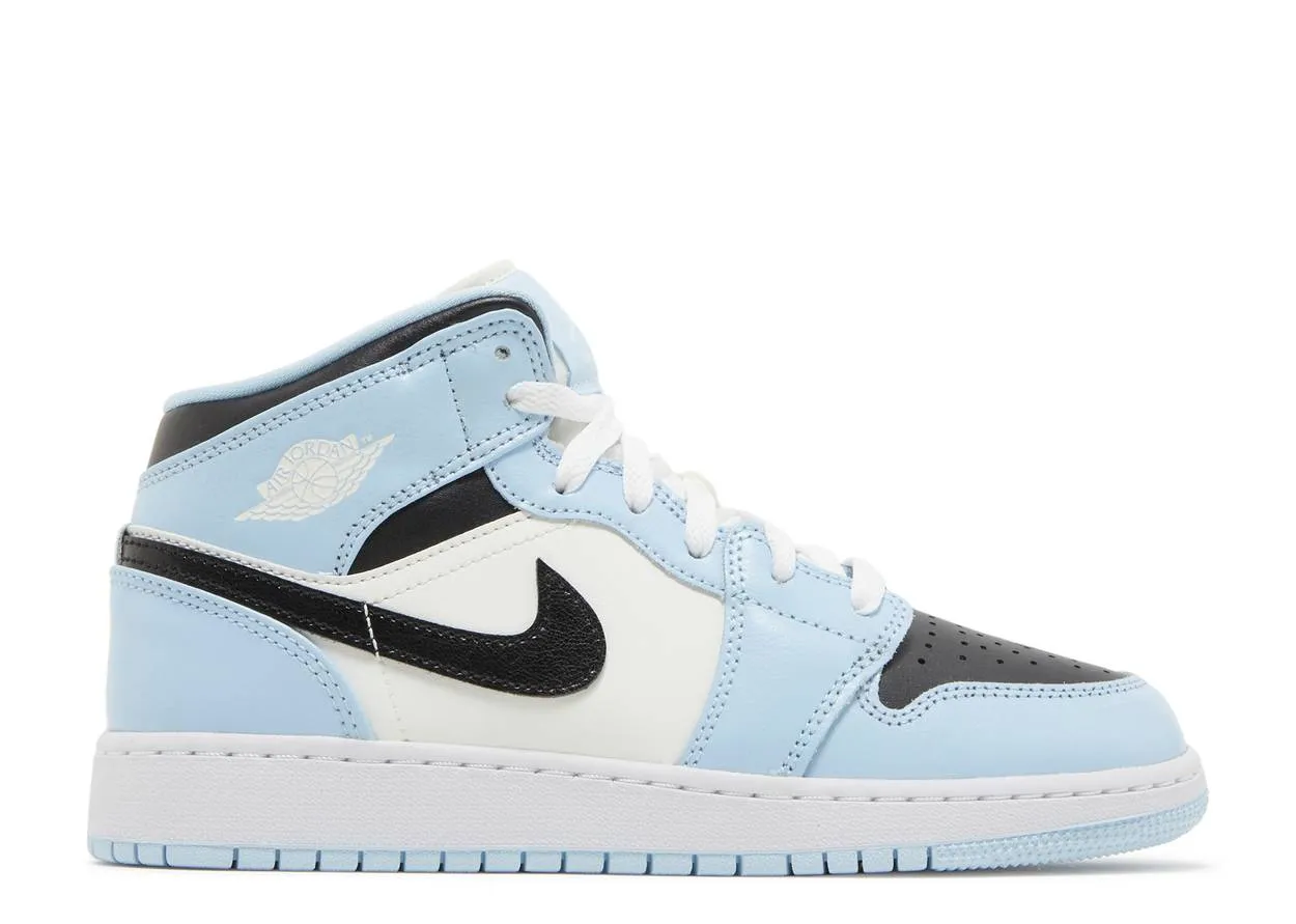 Air Jordan 1 Mid 'Ice Blue' (GS)