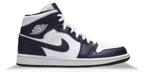 Air Jordan 1 Mid Obsidian