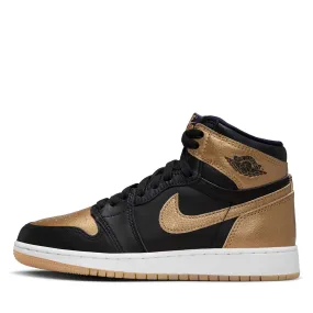 Air Jordan 1 Retro High OG (GS) - Black/Metallic Gold