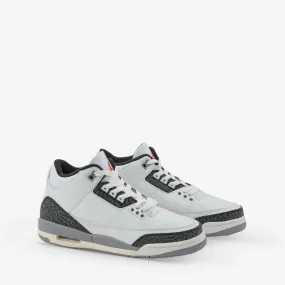 Air Jordan 3 Retro Summit White | Fire Red | Cement Grey | Black