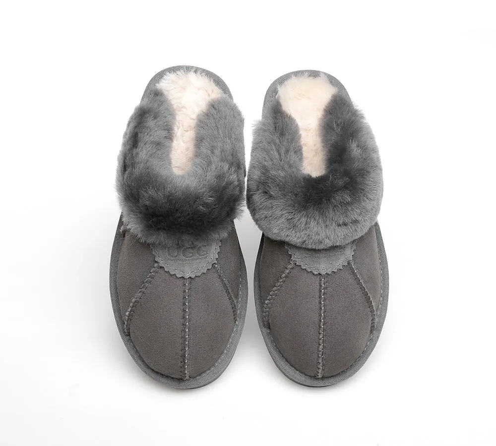 AUSTRALIAN SHEPHERD® UGG Double Face Sheepskin Wool Slippers Robert