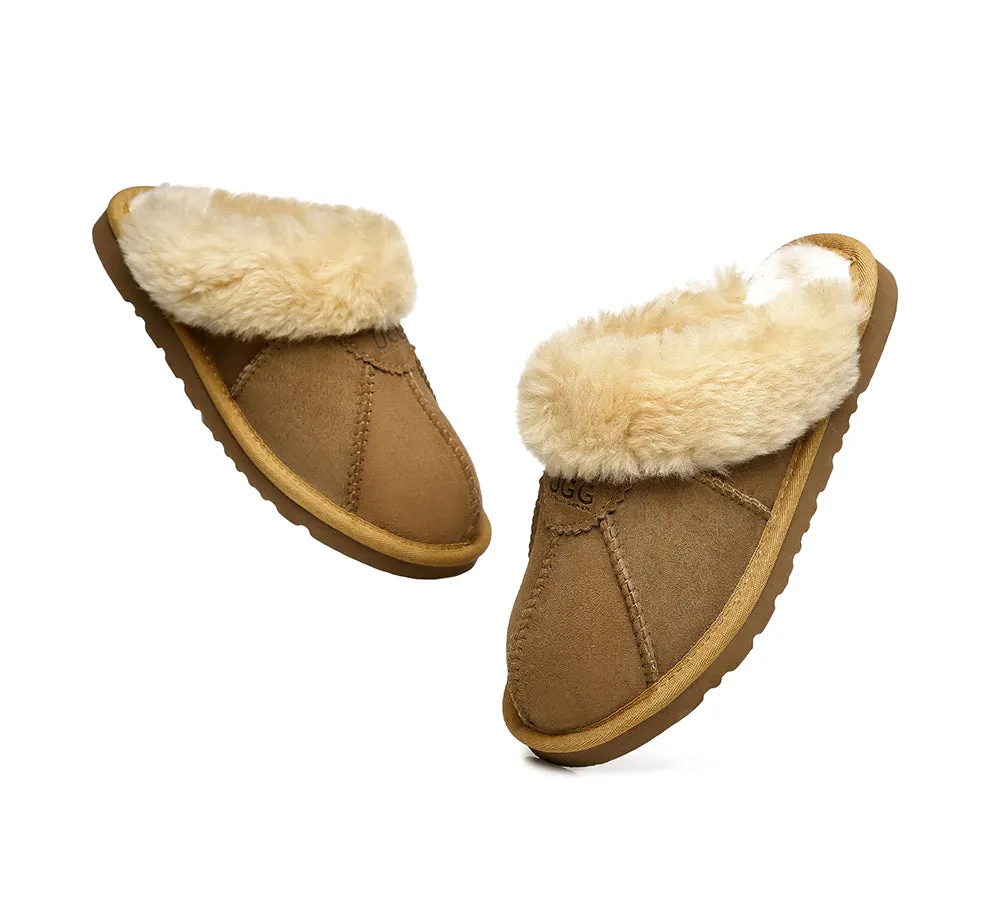 AUSTRALIAN SHEPHERD® UGG Double Face Sheepskin Wool Slippers Robert