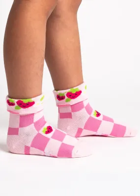 Berry Cute Kids' Cuff Ankle Socks