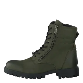 Biacollins Winter Leather Boot Army Green