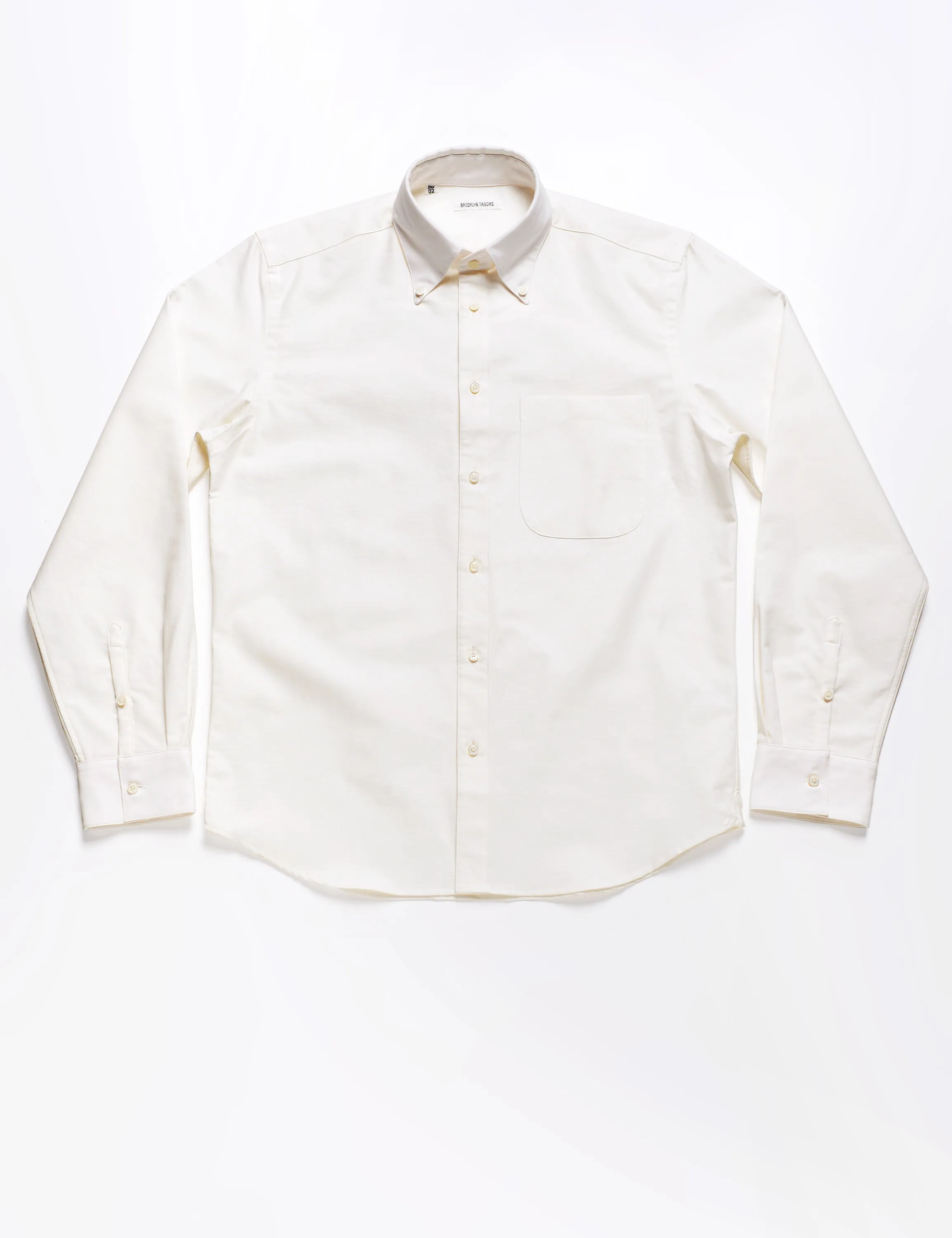 BKT14 Relaxed Shirt in Oxford - Natural White