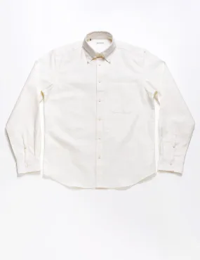 BKT14 Relaxed Shirt in Oxford - Natural White