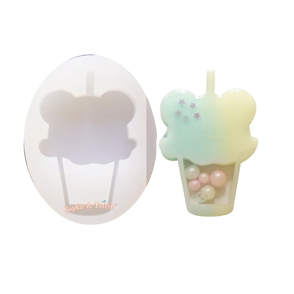 Boba Tea Bear Shaker Silicone Mold