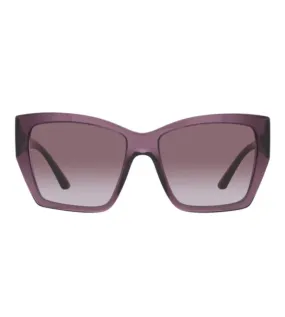 Bvlgari Women Purple gradient Square Sunglasses