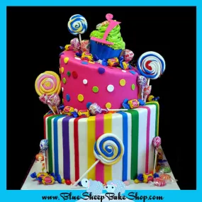 Candy Land Birthday Cake