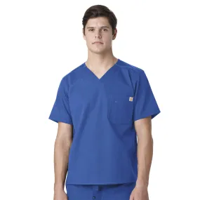 Carhartt Ripstop Men's Utility Scrub Top - Royal