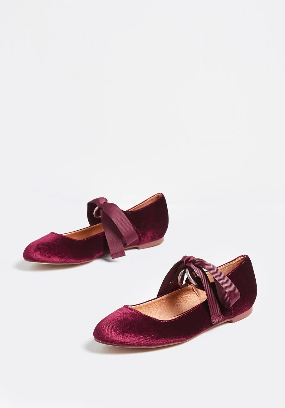 Caught My Eye Velvet Ballet Flat