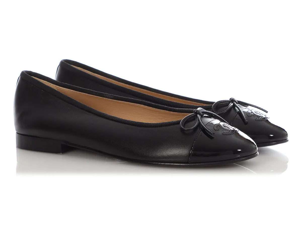 Chanel Black Ballet Flats