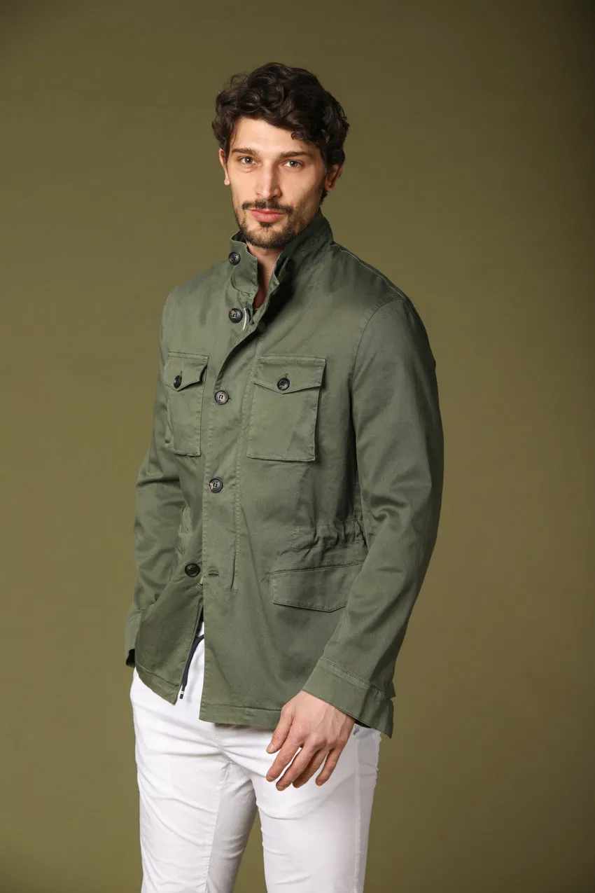 City Field men's jacket in cotton and tencel regular