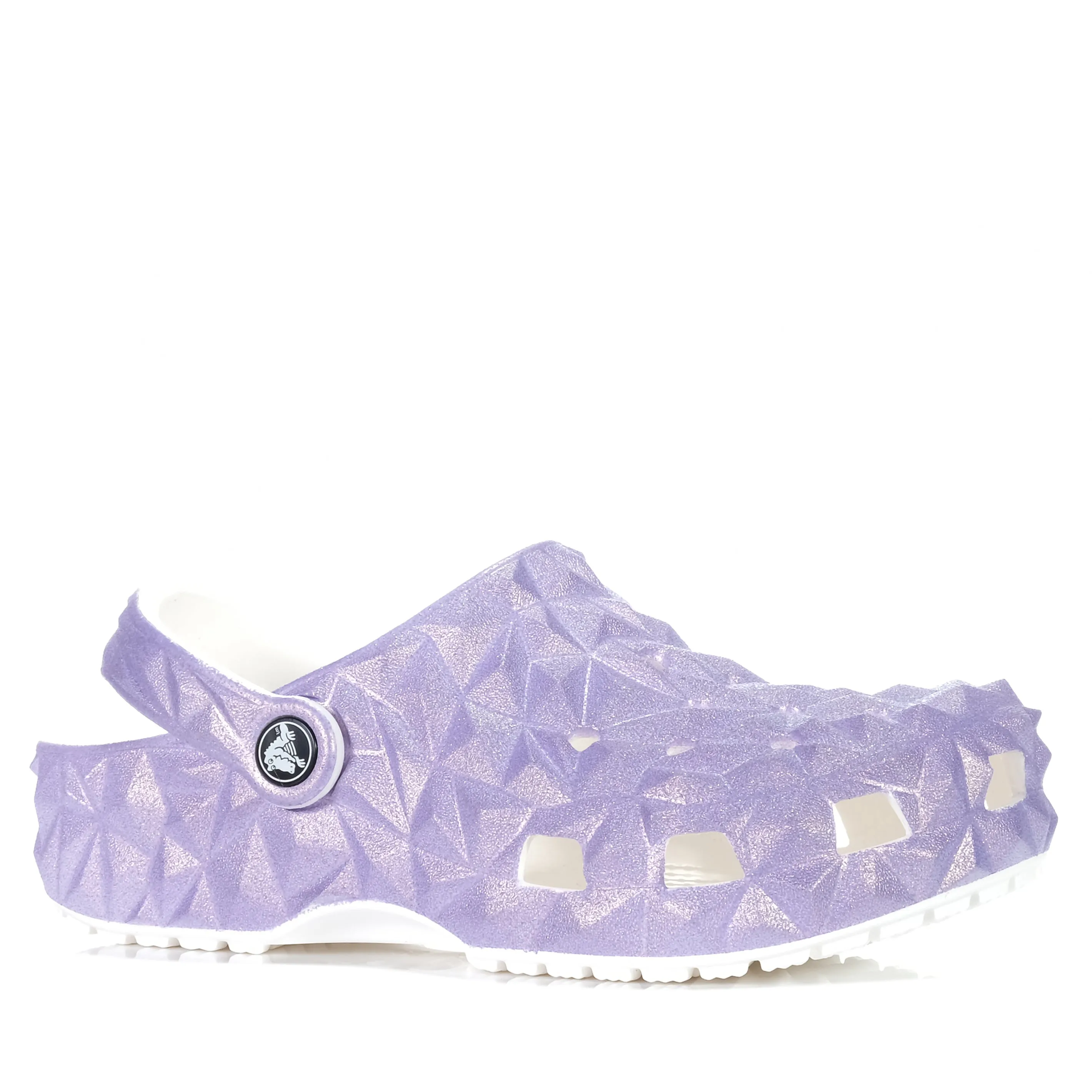 Crocs Classic Iridescent Geo Clog Purple/White