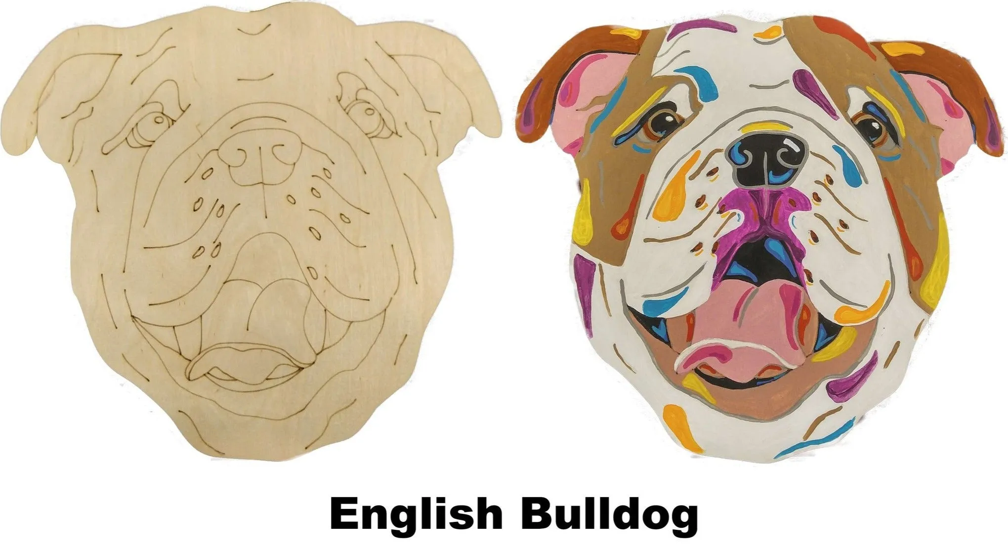 English Bulldog-DIY Pop Art Paint Kit