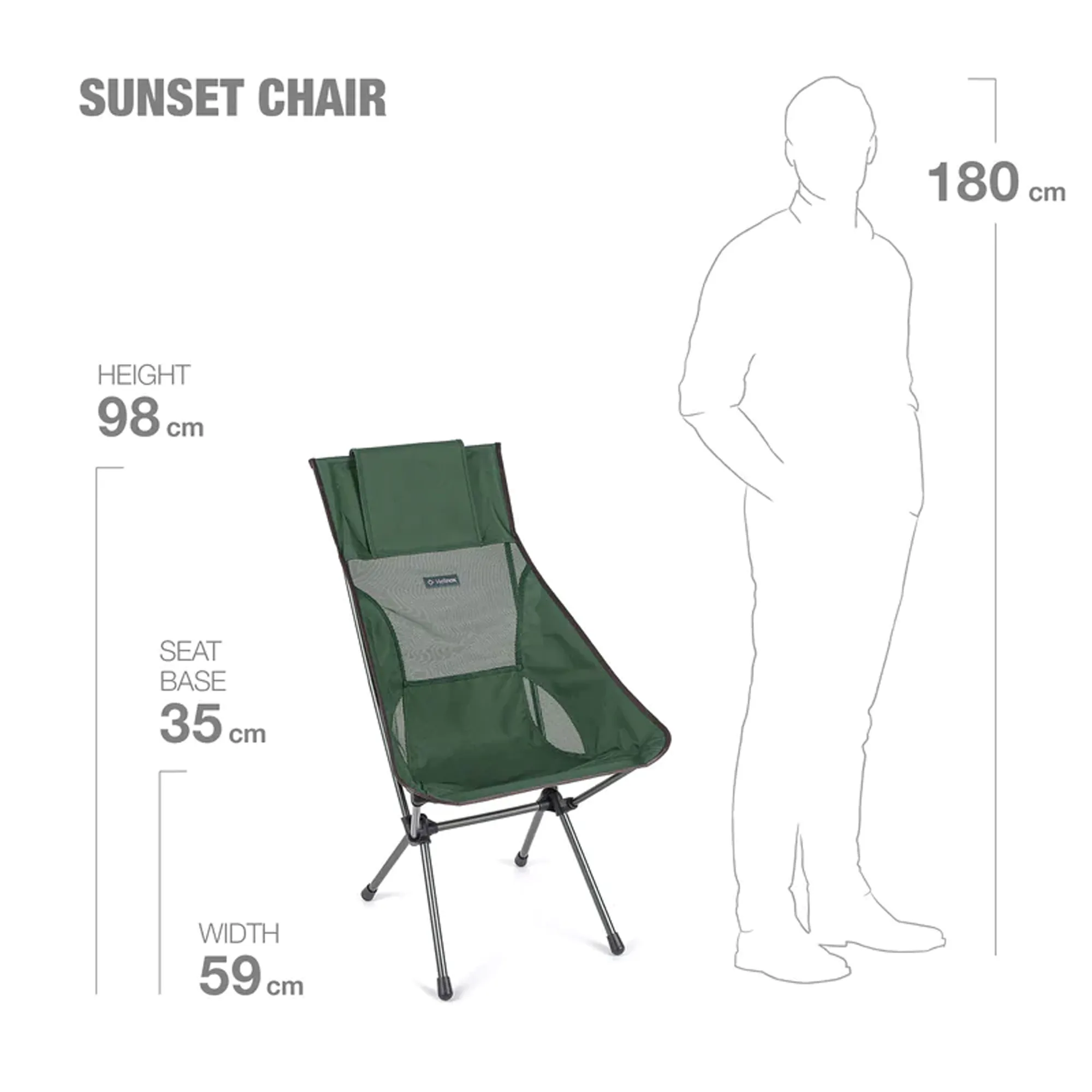 Helinox Sunset Chair Forest Green