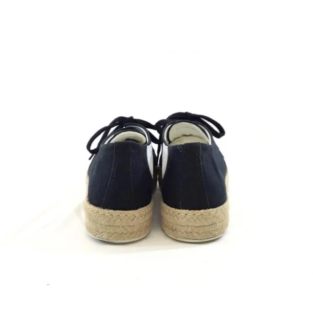 Hermes Canvas Espadrille Sneakers. Size 8.5