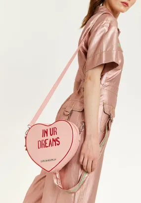 House of Holland Bitter Sweet Heart Handbag With ''In Ur Dreams'' Message