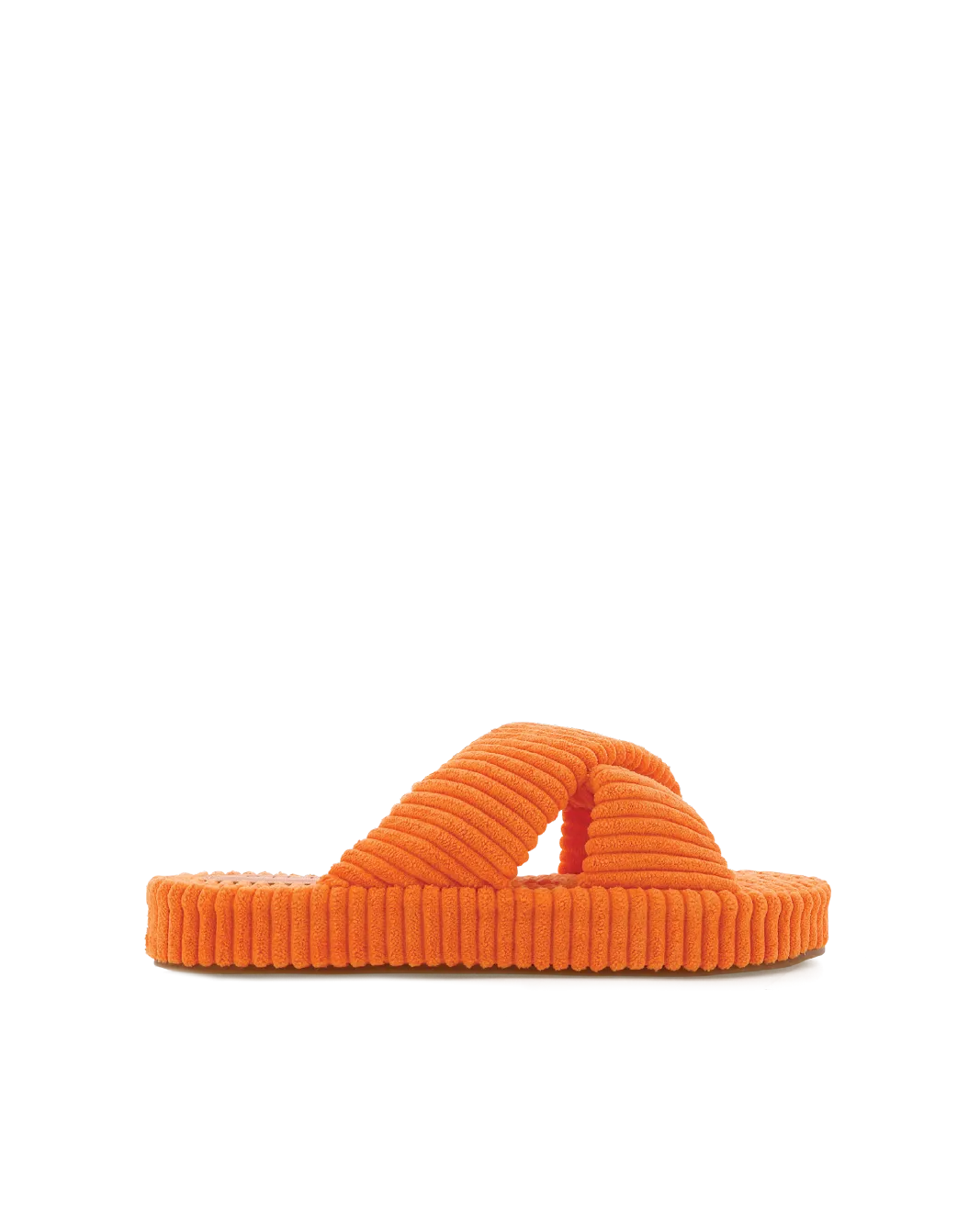 HUXLEY - ORANGE RIBBED TERRY