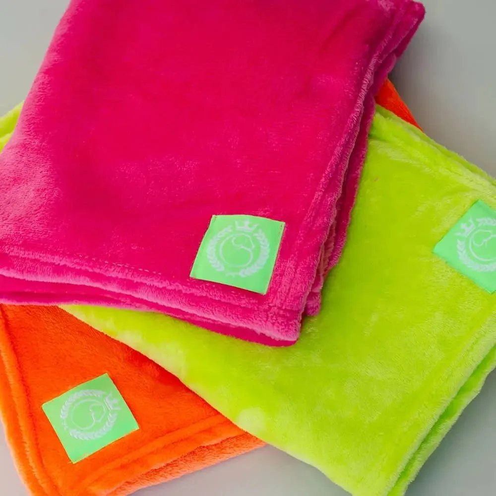 Kuscheldecke für Hunde "Blankie" - neon Farben