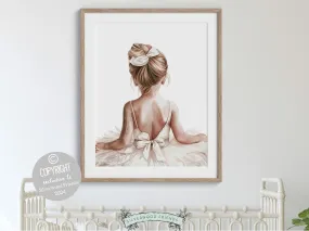 Little Ballerina Nursery Print - 002