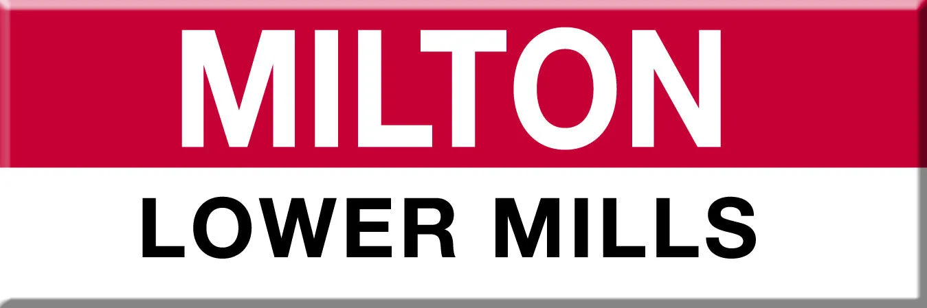 MBTA Red Line Milton Station Magnet