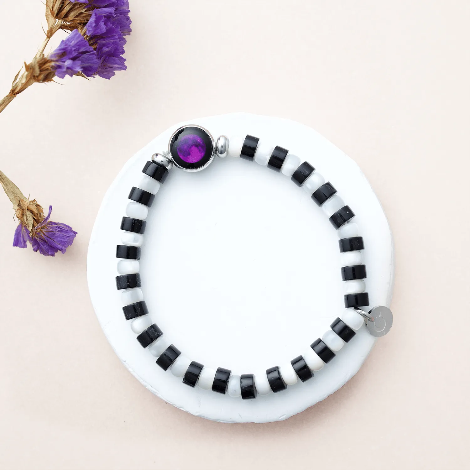 Phantom Stripes Bracelet- Purple moon