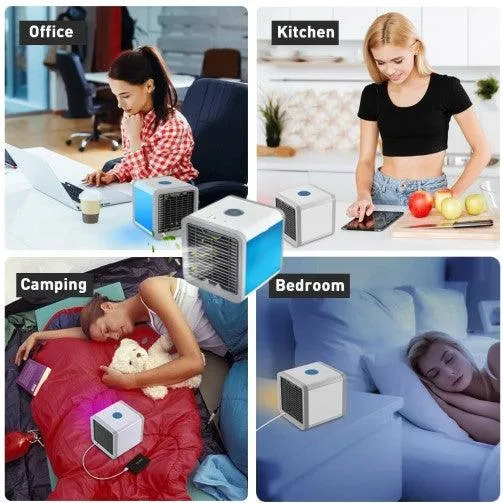 Portable USB Air Conditioner (7 Color LED)