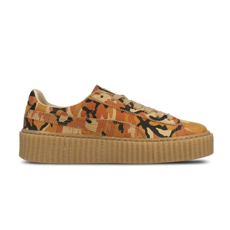 Rihanna x PUMA Suede Creeper Orange Camo