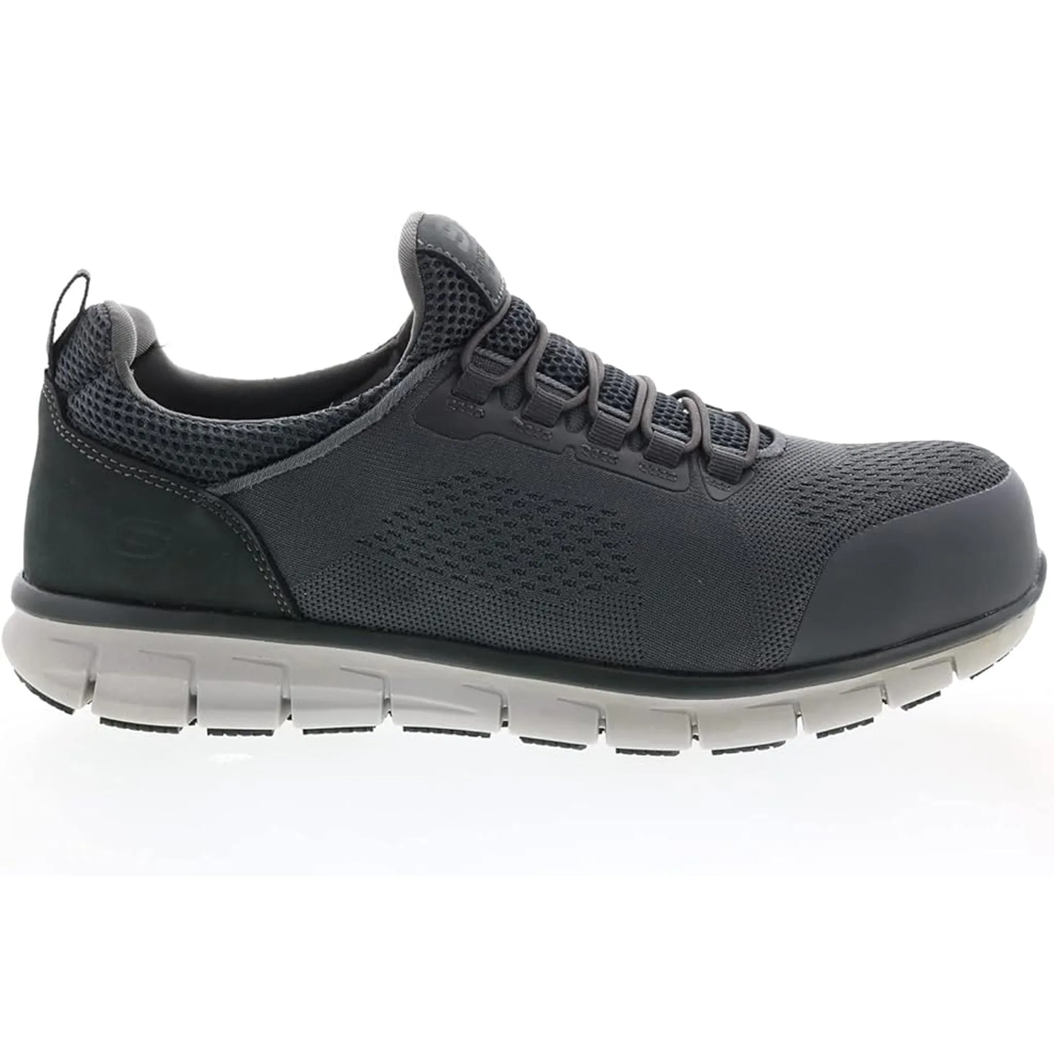 Skechers Men's 200013 Synergy Omat Charcoal Safety Toe Work Shoes