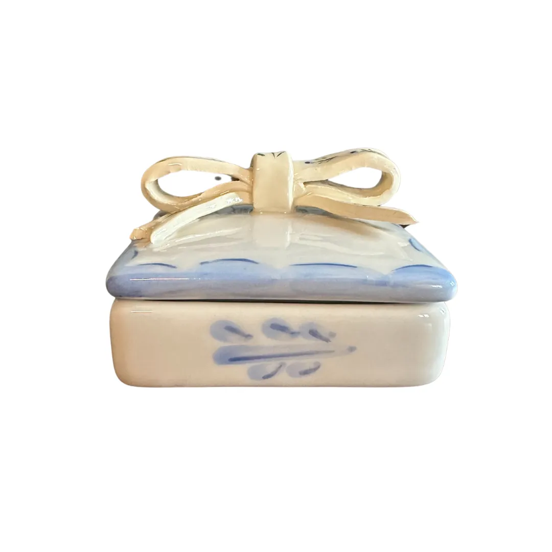 Small Trinket Box - Bow