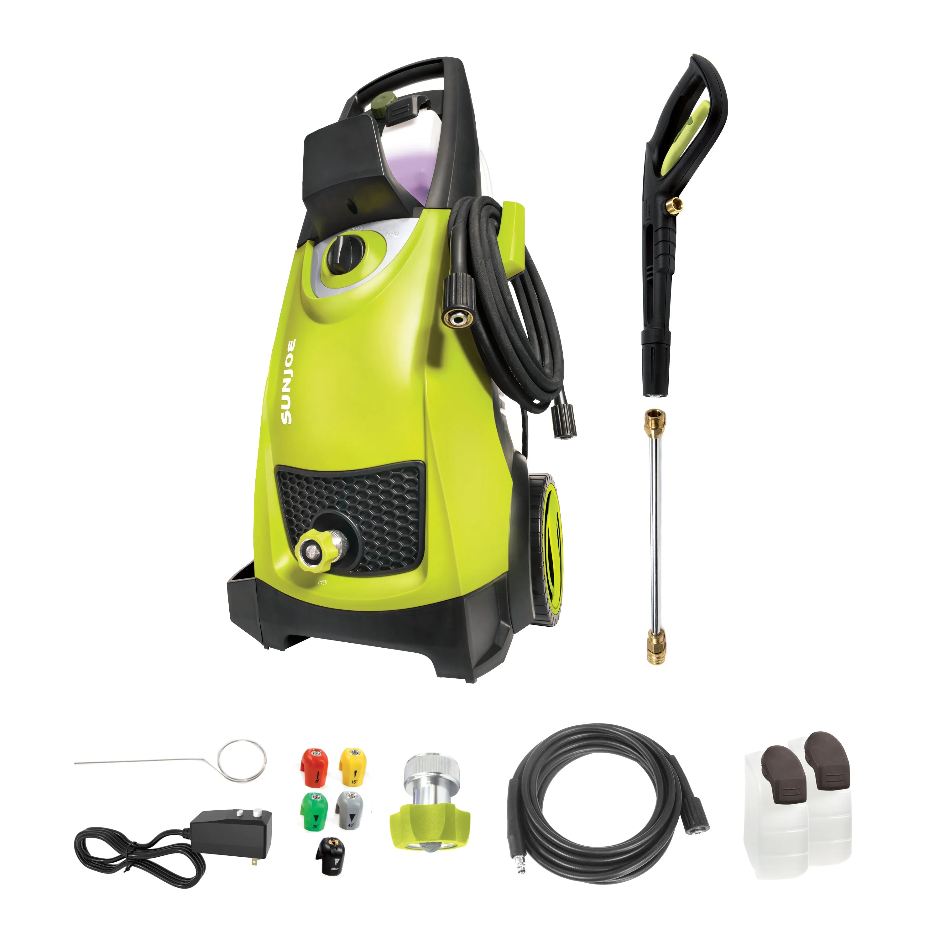 Sun Joe SPX3000 Superior Cleaning Bundle | Pressure Washer W/ 5-pc Accessory Kit