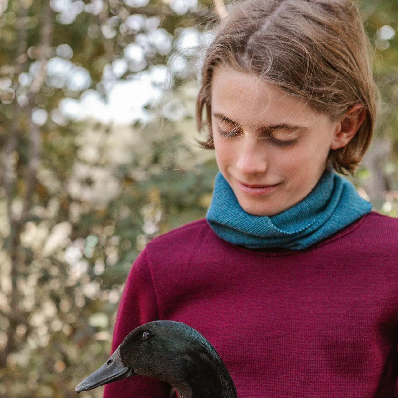 Tube Scarf in Organic Merino (child-adult)