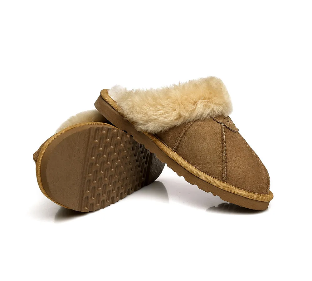 UGG Slippers Double Faced Sheepskin Wool Nonslip Slippers Robert