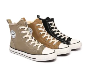 Viola High Top Women Sneakers Sheepskin Lining