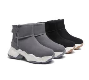 Zipper Ankle Boots Women Fronia